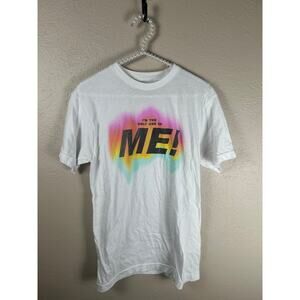 Taylor Swift Lover ME! T-Shirt Size Medium White Short Sleeve Top Official Merch